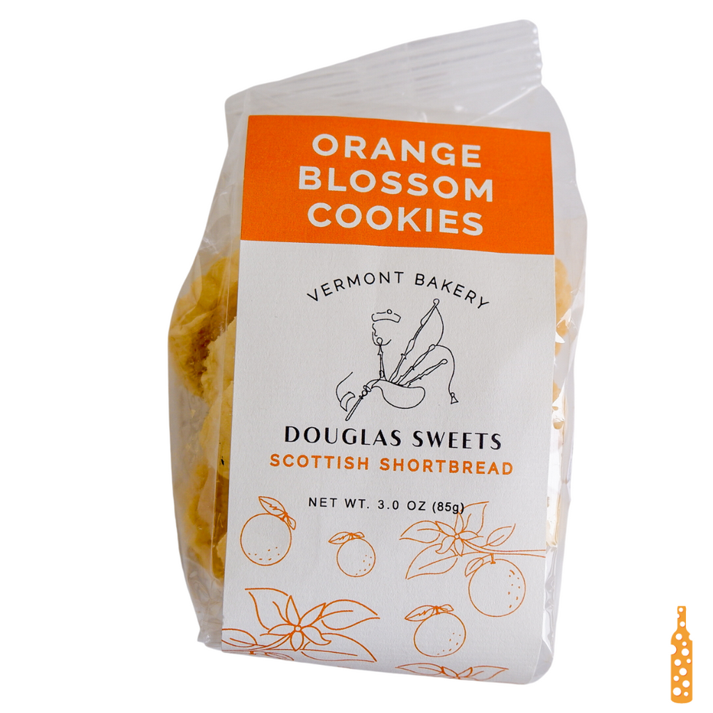 Douglas Sweets Orange Blossom Shortbread Cookies (2 oz)