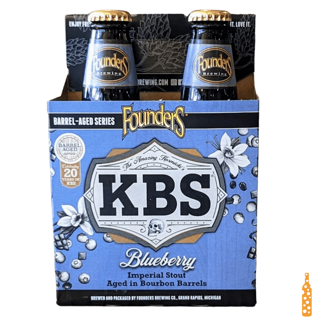 Founders KBS Blueberry Stout 4pk bottles