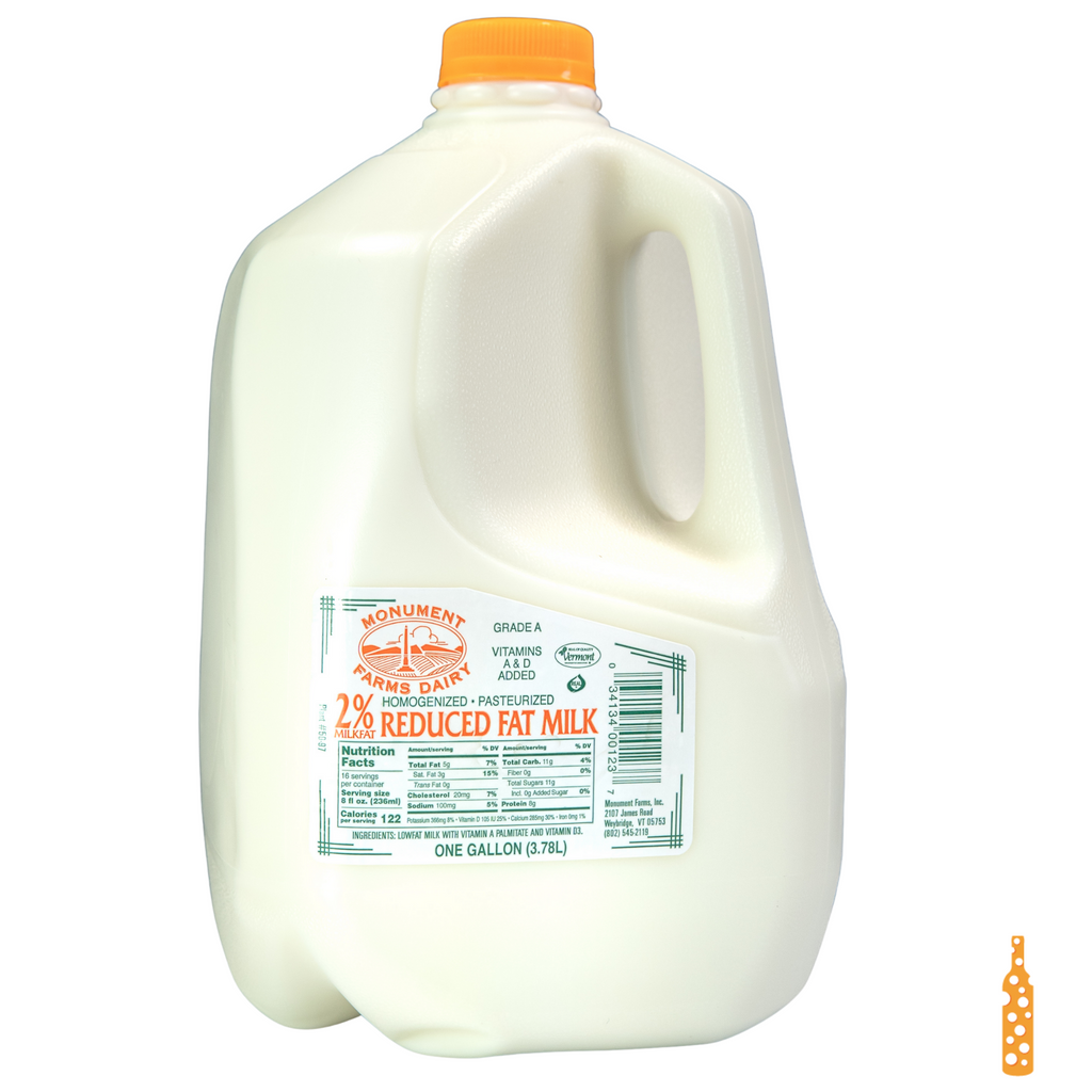 Monument Farms Dairy - 2% Reduced Fat Milk (One Gallon)