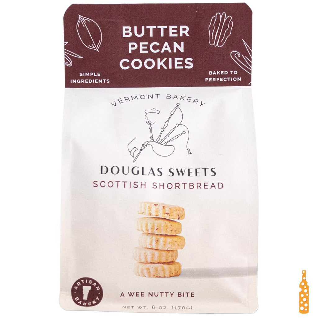 Douglas Sweets Butter Pecan Scottish Shortbread Cookies (6oz)