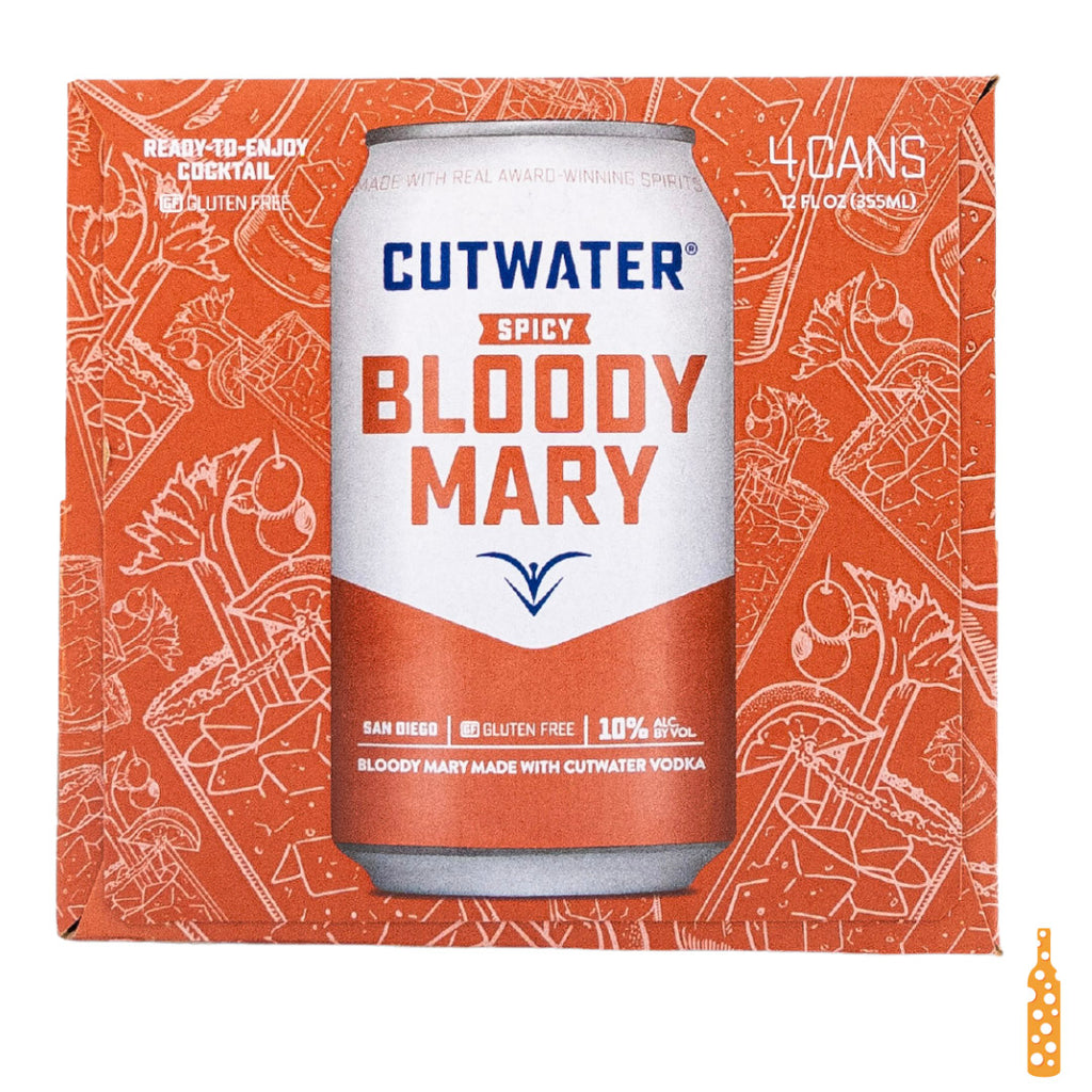 Cutwater Spicy Bloody Mary 4pk cans