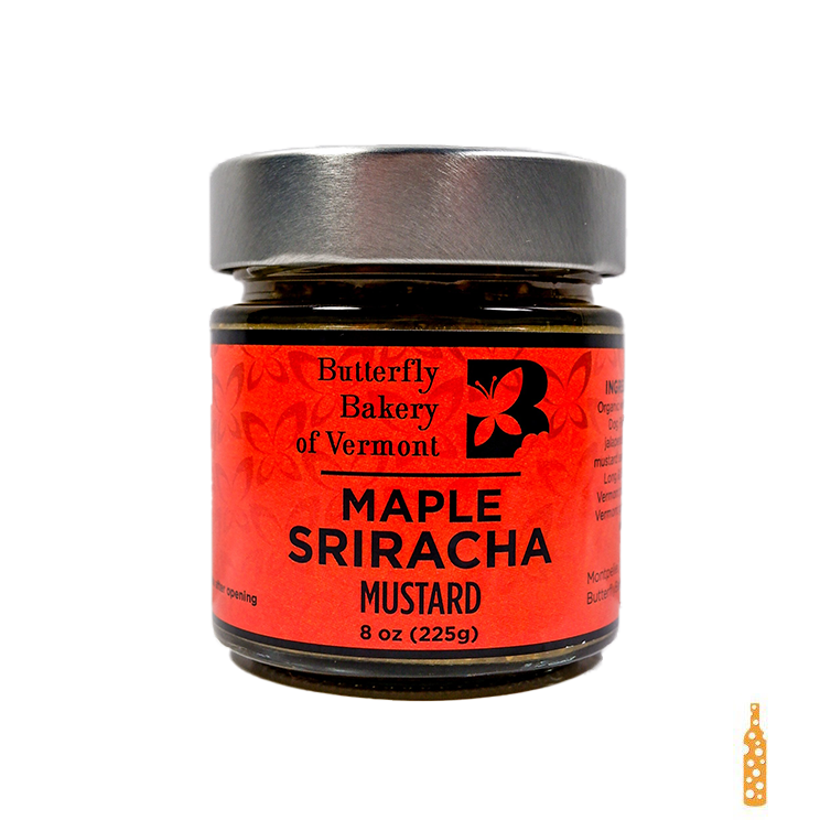 Butterfly Bakery Maple Sriracha Mustard (8 oz)