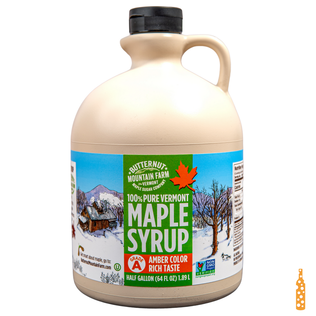 Butternut Mountain Farm - Grade A: Amber Color Rich Taste Maple Syrup (64 oz)